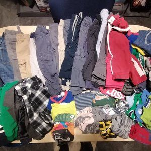 Large lot of Boys 3T clothing 85 pieces